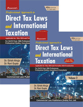 Commercial's Professional Approach to Direct Tax Laws & International Taxation (Set of 2 Vols.) for CA Final by Dr. Girish Ahuja & Dr. Ravi Gupta